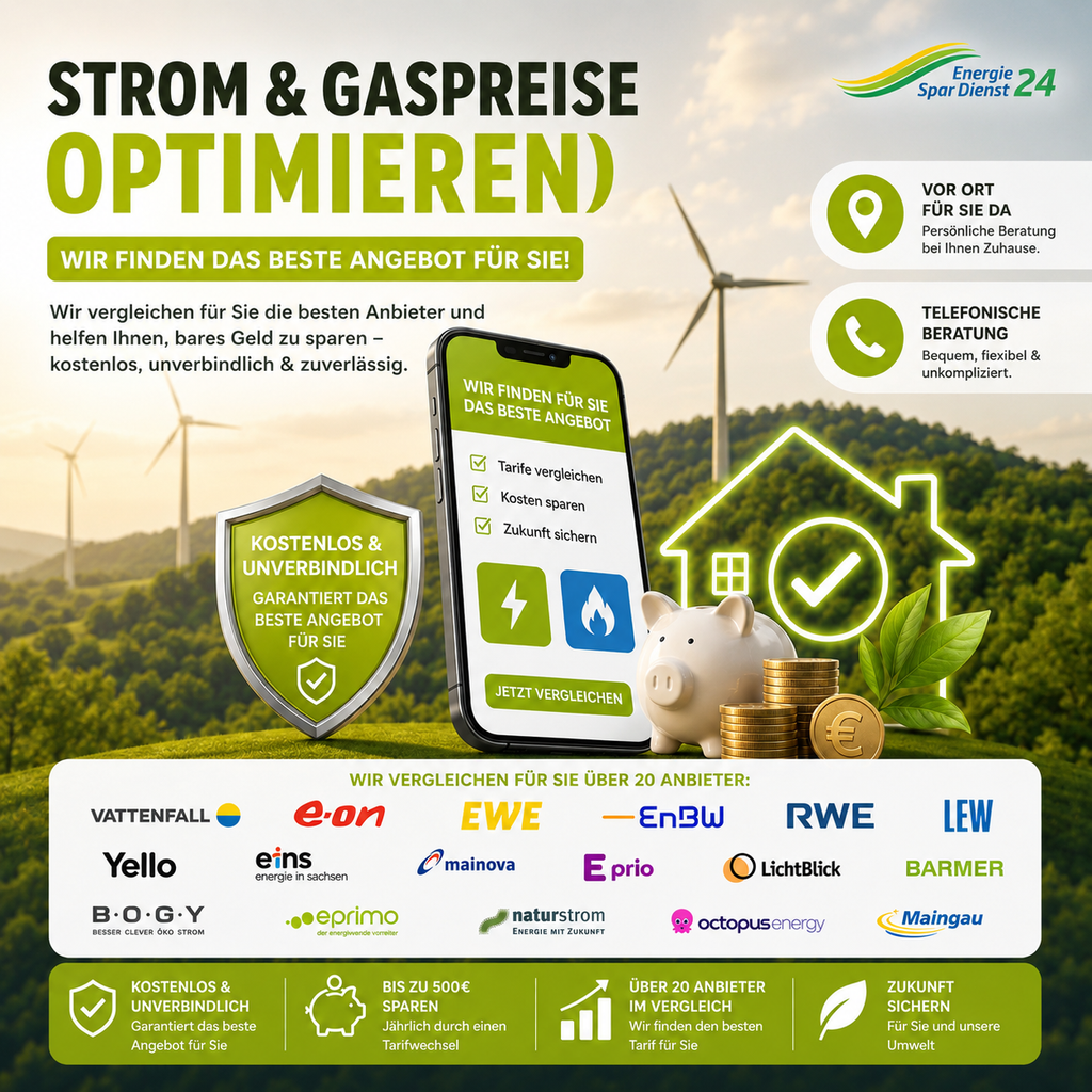 Kostenloser & unverbindlicher Energiecheck